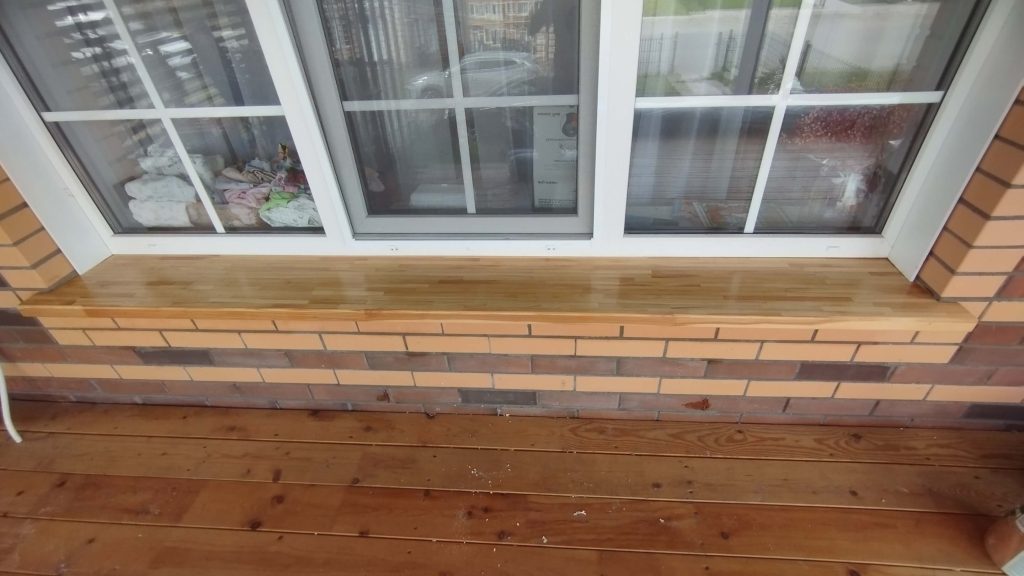 Подоконник из лиственницы