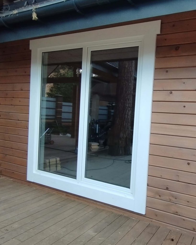 Телескопические откосы из сосны