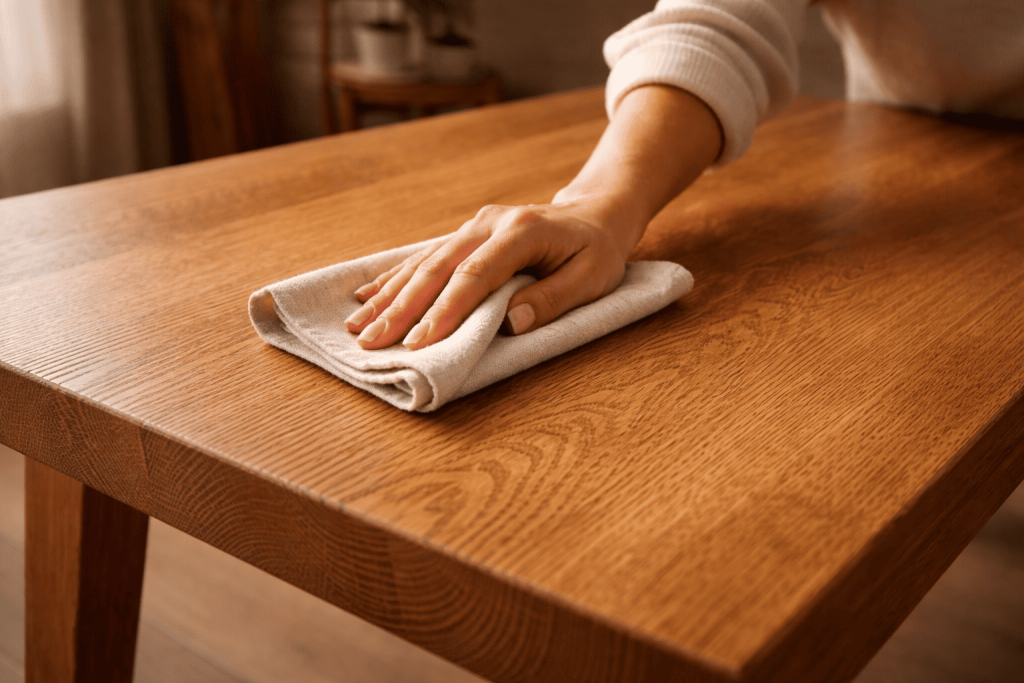 Уход за мебелью из массива