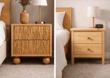 Сравнение дизайнерской тумбы и тумбы из магазина